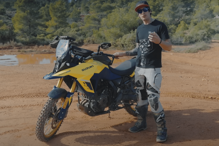 Tom Barrer a reçu sa nouvelle V-Strom 800DE