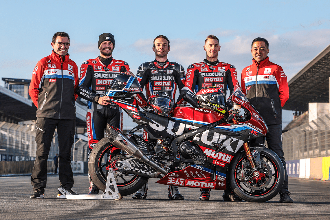 L'équipe Suzuki Yoshimura SERT Motul