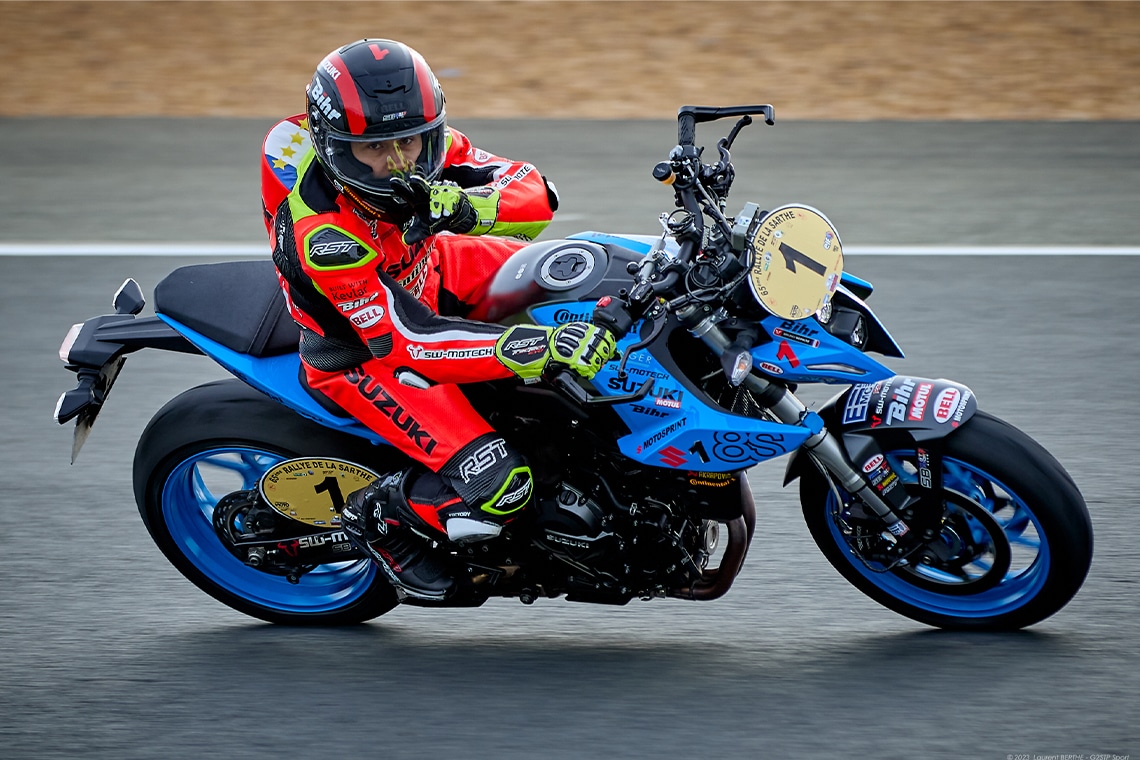 Bruno Schiltz remporte le Rallye de la Sarthe sur la GSX-8S !