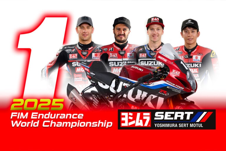 Le Team Suzuki confirme son équipage pour la saison 2025