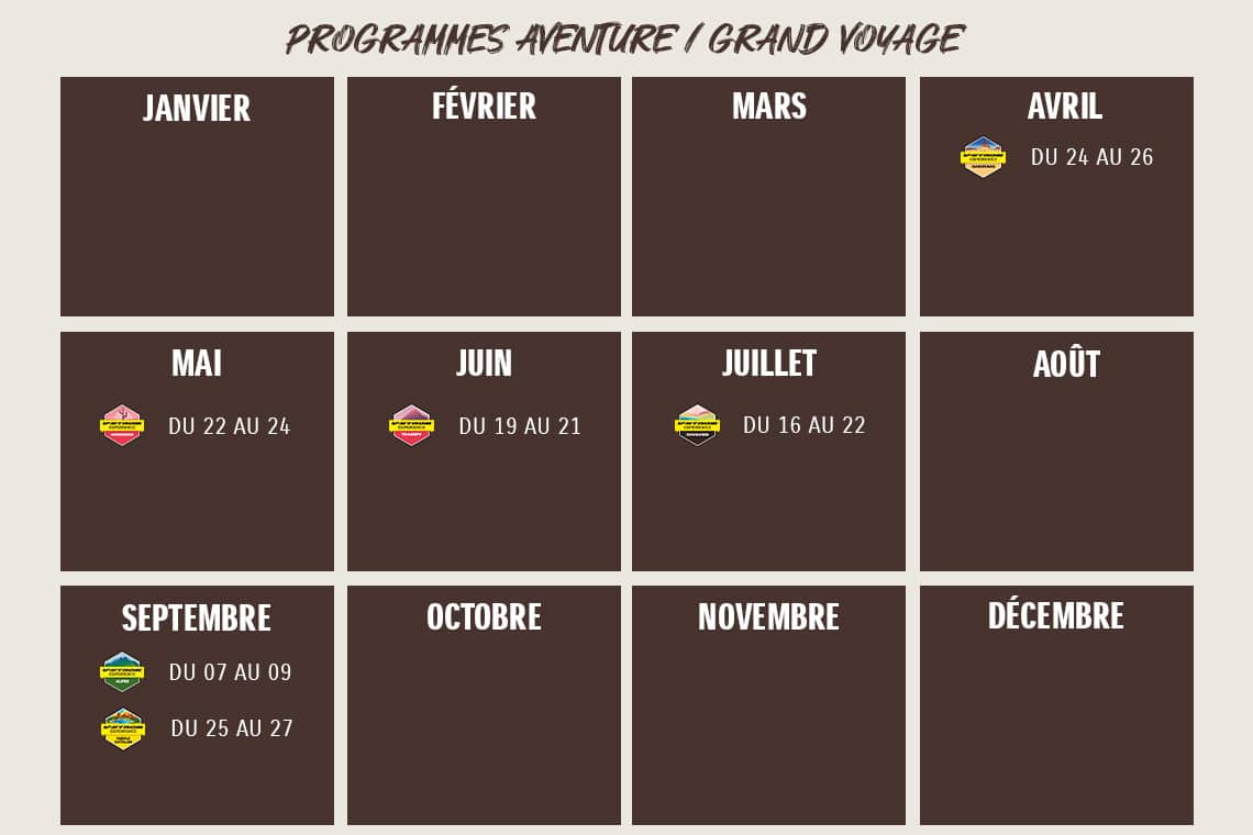 Calendrier V-Strom Experience 2026